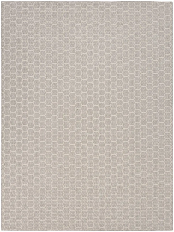 Nourison Home Twist Reversible TWS01 Grey Contemporary Loom-woven Rug