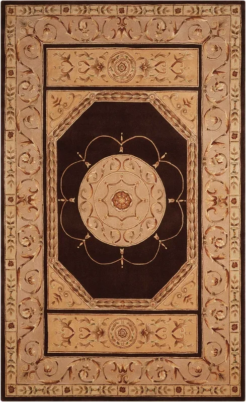 Nourison Home Versailles Palace VP12 Brown Traditional Tufted Rug