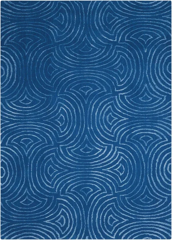 Nourison Home Vita VIT11 Blue Contemporary Tufted Rug
