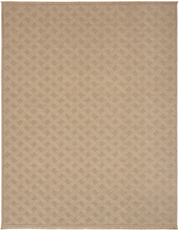 Nourison Home Washable Jute WSJ02 Natural Contemporary Loom-woven Rug