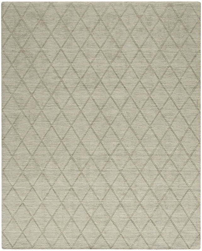 Nourison Home Wool Haven WOH01 Sage Contemporary Hand Woven Rug