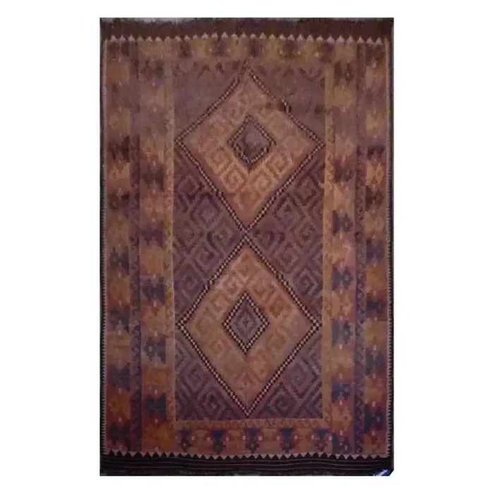 One Of The Kind Afghani Hand-Knotted Kilim 15’8″ X 9’3″