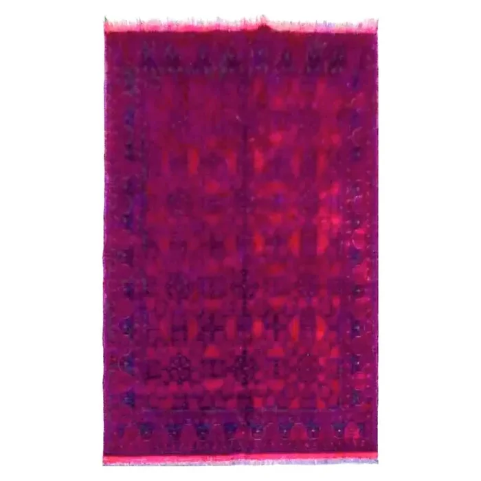 One Of The Kind Afghani Khotan Rug 78″ x 56″