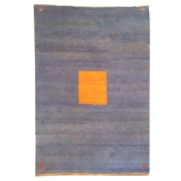 One Of The Kind Indian Hand-Knotted Gabbeh Rug 9’6″ X 6’7″
