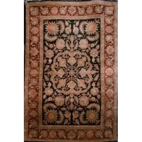 One Of The Kind Indian Hand-Knotted Rug 10’1″ X 6’0″