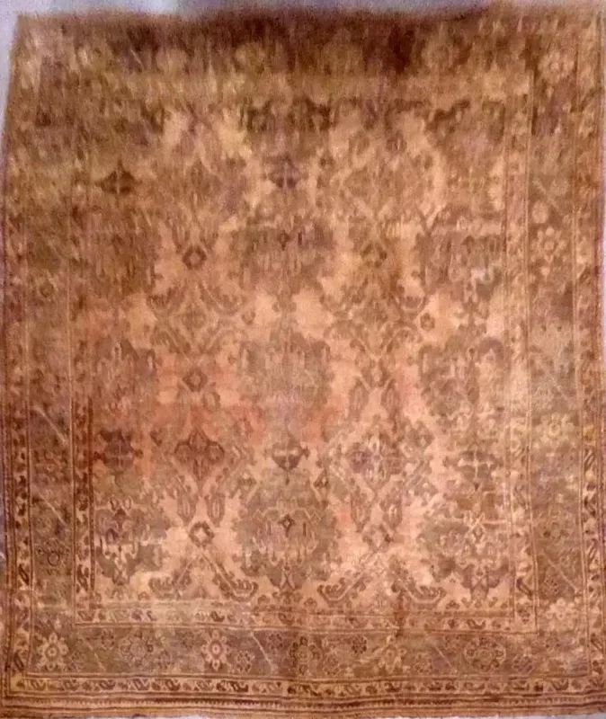 One Of The Kind Indian Hand-Knotted Rug 13’9″ x 11’7″