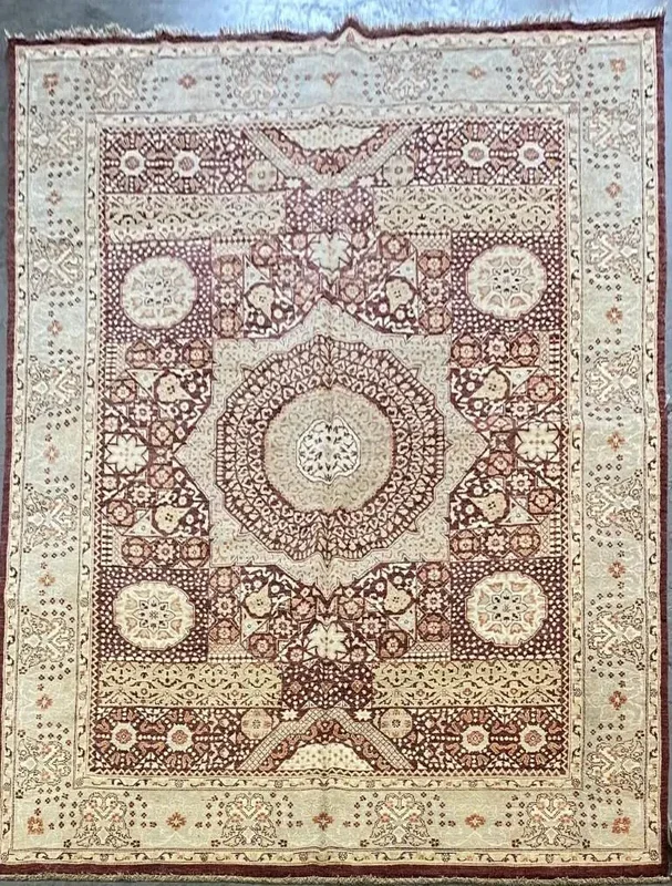 One Of The Kind Pakistani Hand-Knotted Rug 12’1″ x 9’0″