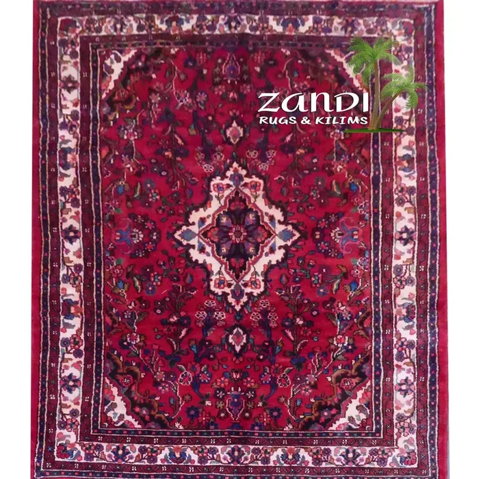 One Of The Kind Persian Hamedan Rug 10’6″ x 6’10”