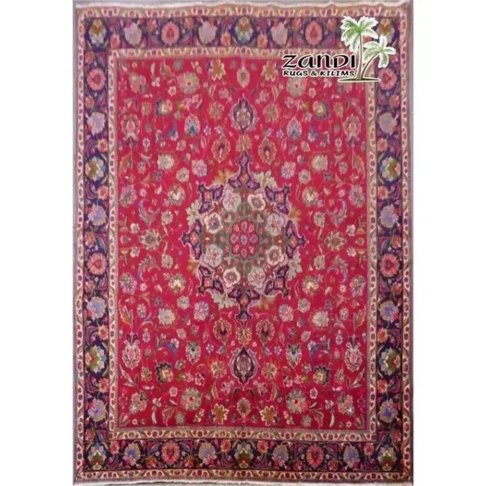 One Of The Kind Persian Mashad Rug 12’4″ x 9’1″
