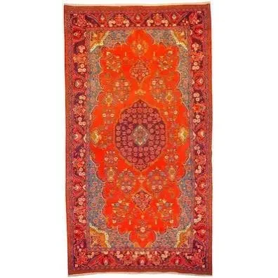 One Of The Kind Persian Museel Rug 11’11” X 6’7″