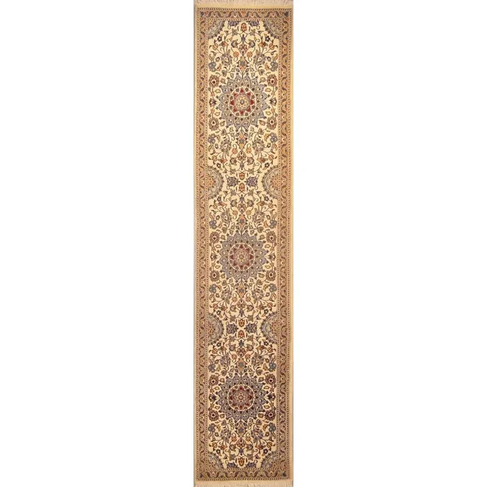 One Of The Kind Persian Nain Rug 9’10” x 2’0″