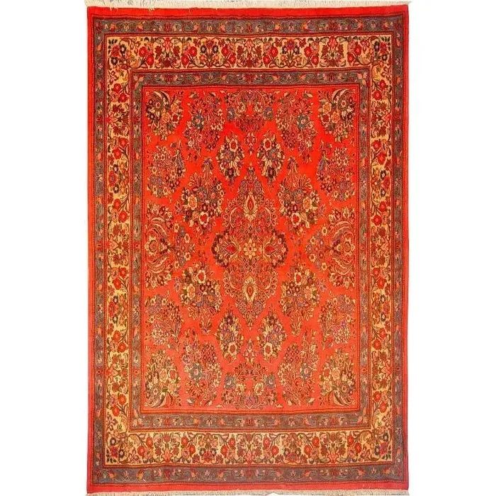 One Of The Kind Persian Sarough Rug 7’0″ x 7’11”