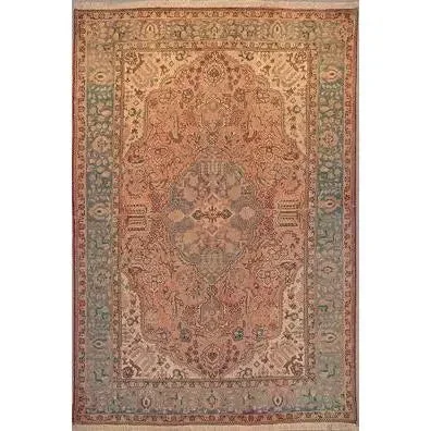 One Of The Kind Persian Tabriz Rug 9’9″ x 6’5″