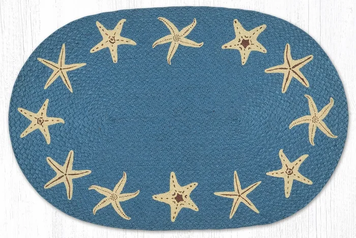 OP-810 Starfish Oval Rug