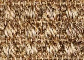 Oriental Caramel Sisal small rug with Oriental Ecru Cotton binding