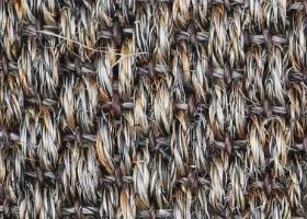 Oriental Oasis Sisal large rug with Belgian Sable Linen binding