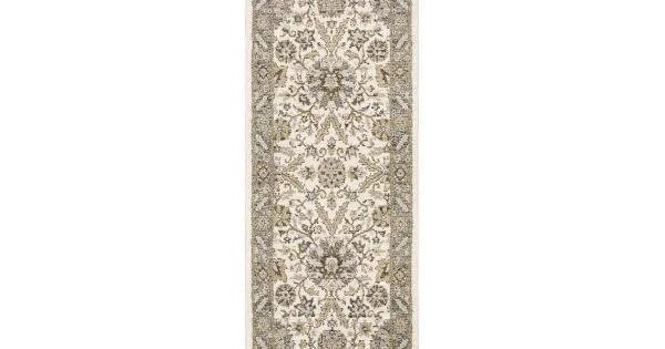 Oriental Weavers Andorra 8918I Stone/ Ivory Area Rug 2 ft. 3 in. X 8 ft. 0 in. Runner
