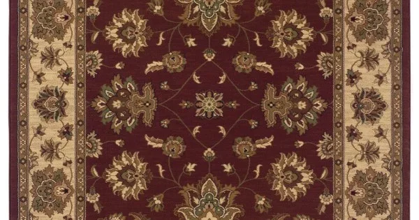 Oriental Weavers Ariana 623V3 Red/ Ivory Area Rug 8 ft. Round