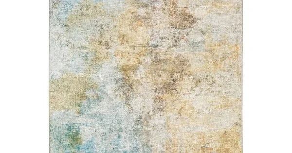 Oriental Weavers Myers Park Myp09 Yellow/ Blue Area Rug 5 ft. X 7 ft. Rectangle