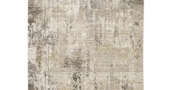 Oriental Weavers Nebulous 002X9 Beige/ Grey Area Rug 3 ft. 3 in. X 5 ft. Rectangle