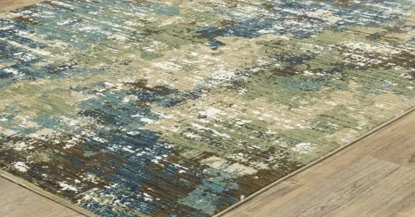 Oriental Weavers Reed Re06A Blue/ Green 7 Ft.10 In. X 10 Ft.10 In. Rectangle Rug