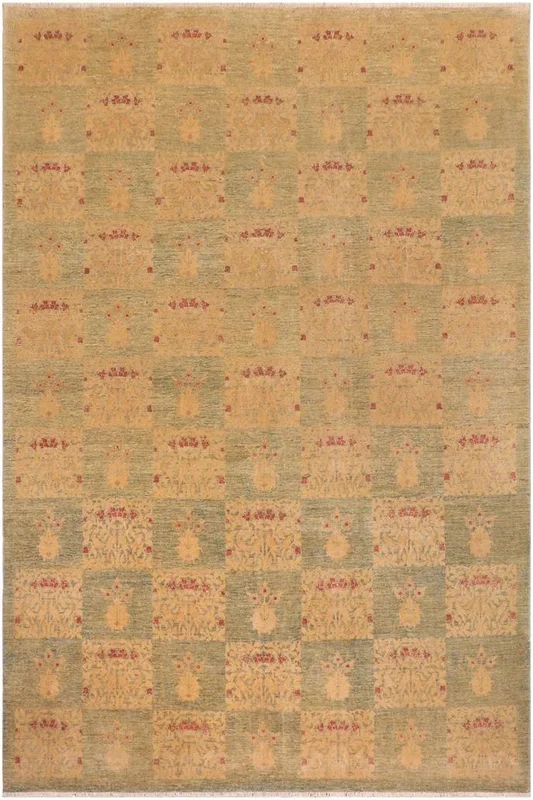 Oriental Ziegler Drake Blue/Beige Wool Rug – 10’1” x 13’1”