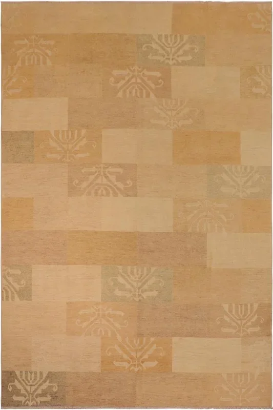 Oriental Ziegler Kai Tan/Brown Wool Rug – 10’0” x 13’3”