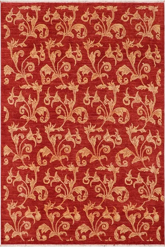 Oriental Ziegler Maggie Rust/Tan Wool Rug – 8’10” x 11’10”
