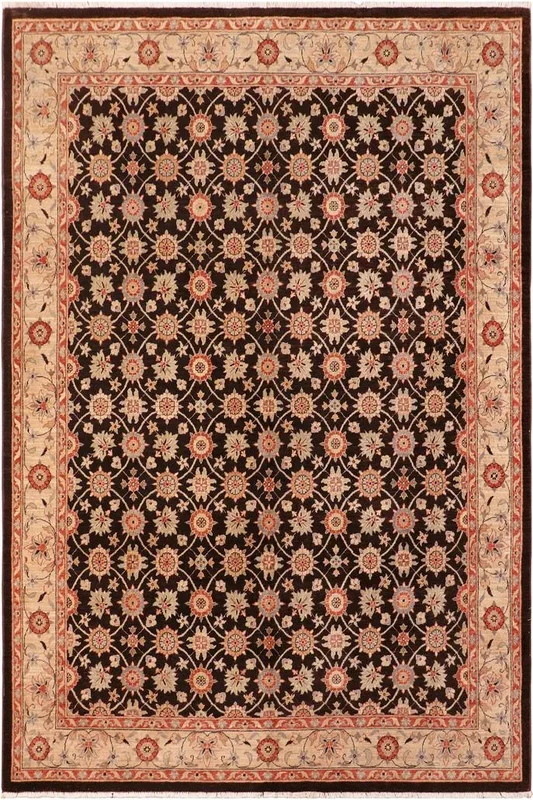 Oriental Ziegler Miss Brown/Beige Wool Rug – 7’11” x 9’10”