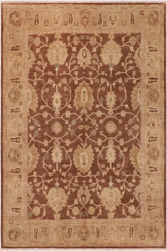 Oriental Ziegler Olimpia Brown/Tan Wool Rug – 8’1” x 10’0”