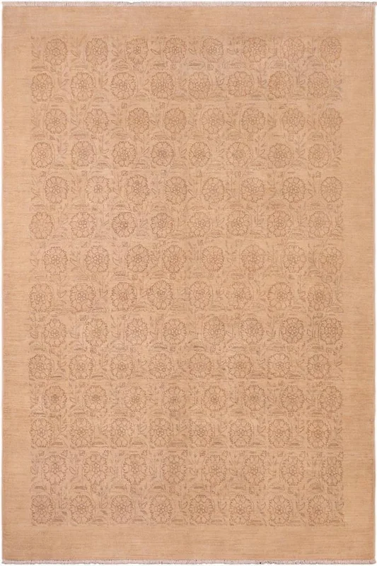 Oriental Ziegler Vanda Tan/Brown Wool Rug – 6’1” x 8’6”