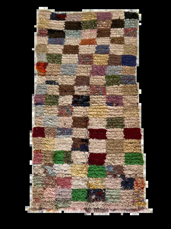 Oued Zem Colorful Grid Boucherouite