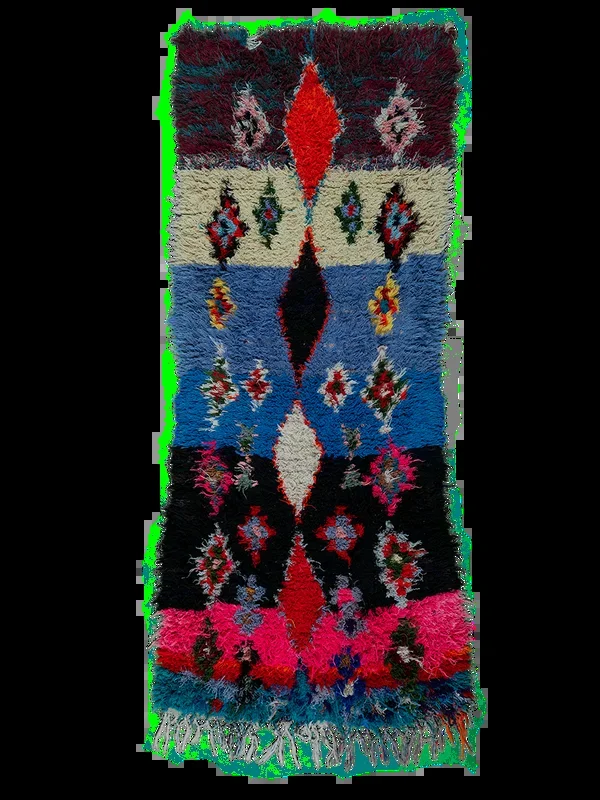 Oued Zem Kaleidoscope Diamond Boucherouite