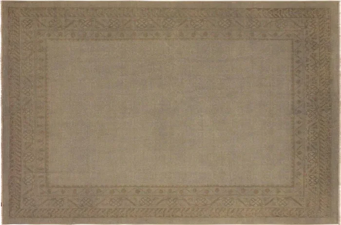 Overdyed Kortney Gray/Gray Hand-Knotted Rug 7’11 x 9’8