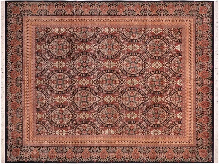 Paracha Heritage Venice Black/Gold Wool Rug – 8’0” x 10’0”