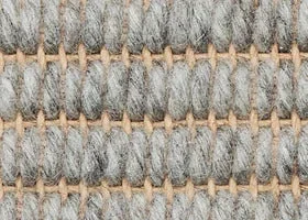 Parisian Wool with Paper Small Rug with Belgian Chiste Cotton binding