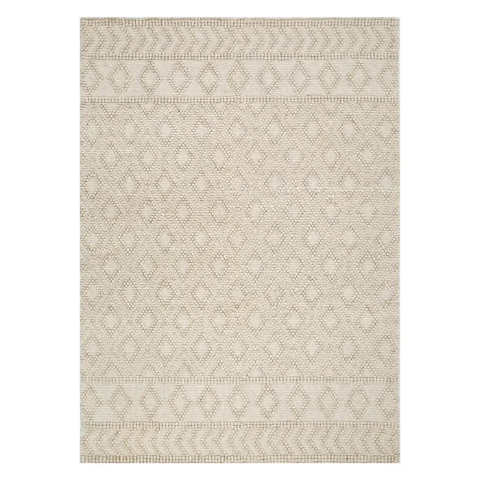 PERO HAND WOVEN WOOL BLEND NATURAL COLOR FLOOR RUG