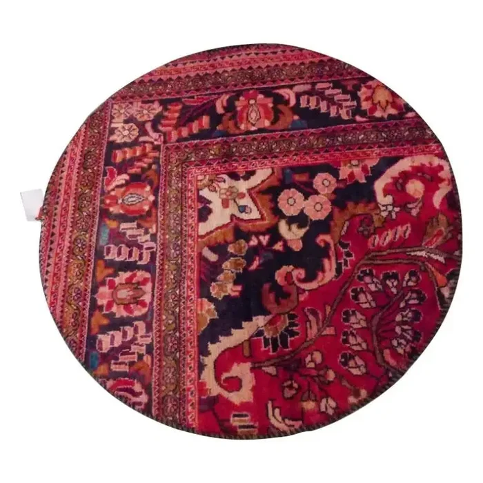 Persian Hand-Knotted Rug Made With Natural Wool And Cotton 110 X 110 Cm Pan315