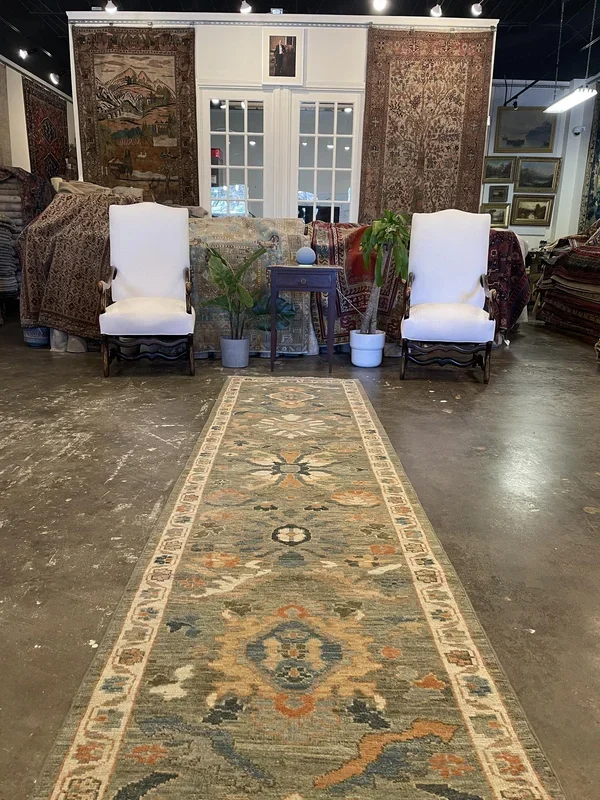 Persian Sultanabad Rug – 2’11” x 16’9″