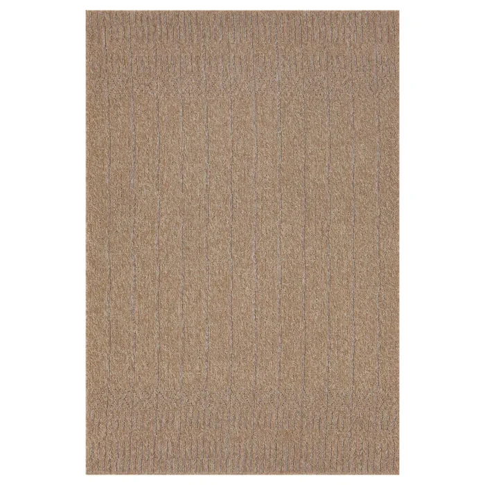 Plain Jute Brown Living Room Rug – Saule