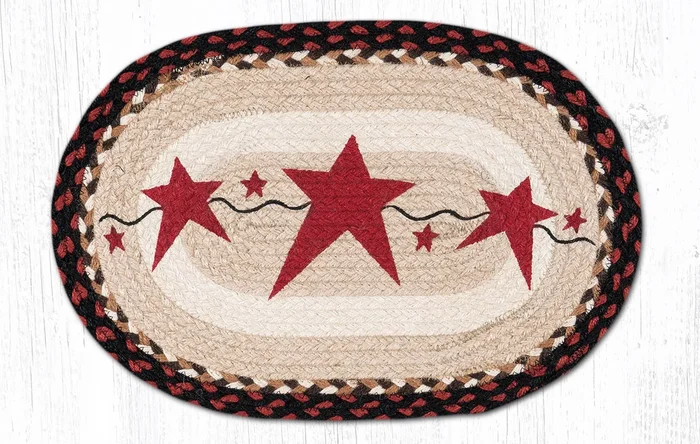 PM-OP-019 Primitive Stars Burgundy Placemat 13″x19″