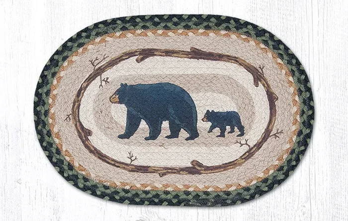 PM-OP-116 Mama and Baby Bear Placemat 13″x19″