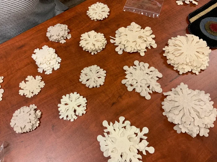 Pre Cut Snow Flakes