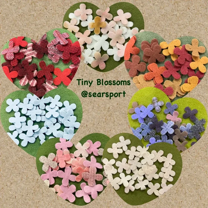 Pre Cut Tiny Flowers