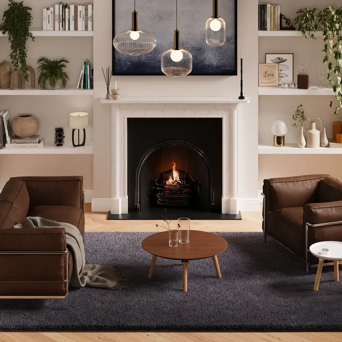 Premium Navy Shaggy Rug – Midnight Navy