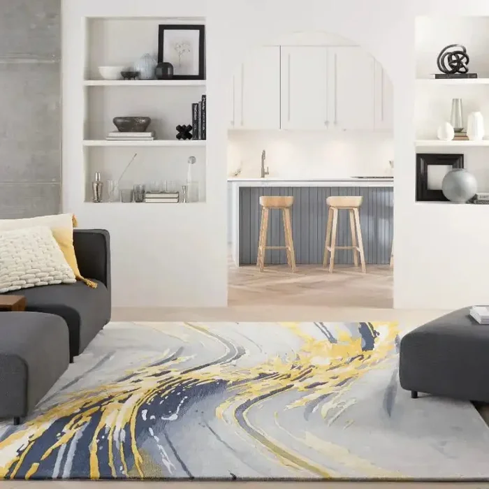 Prismatic PRS24 Grey Gold Rug