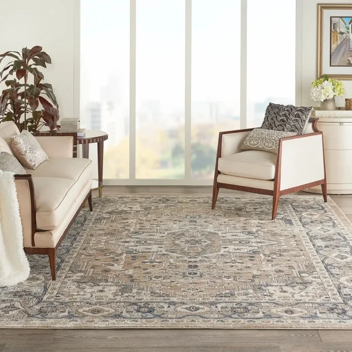 Quarry QUA05 Beige Grey Rug