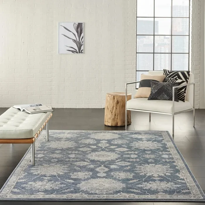 Quarry QUA06 Blue Beige Rug