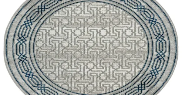 Radici USA Davide 1231/1025/Blue 5’3 Round Rug