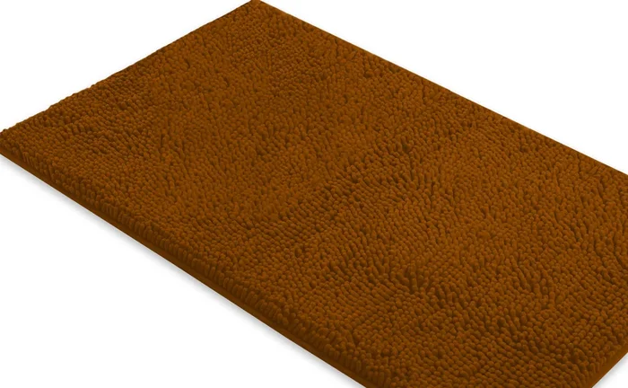 Rectangle Microfiber Bathroom Rug, 24×36 inch, Pumpkin